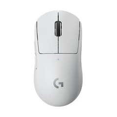 Logitech PRO X SUPERLIGHT Wireless Gaming Mouse - Ultra-Lightweight Optical Wireless Gaming Mouse in White - Unleash Your Gaming